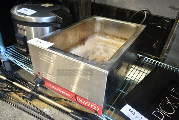 Avantco 177W50 Stainless Steel Commercial Countertop Food Warmer. 120 Volts, 1 Phase. Tested and Working! - Image 2 of 5