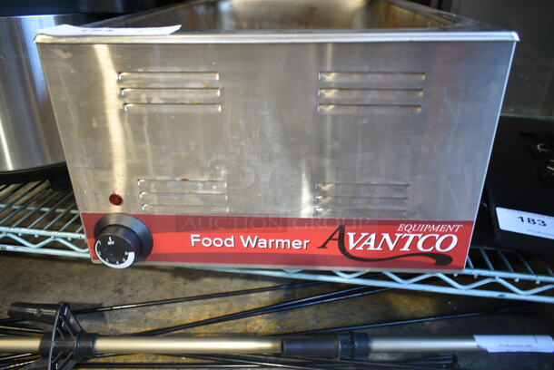 Avantco 177W50 Stainless Steel Commercial Countertop Food Warmer. 120 Volts, 1 Phase. Tested and Working! - Image 3 of 5