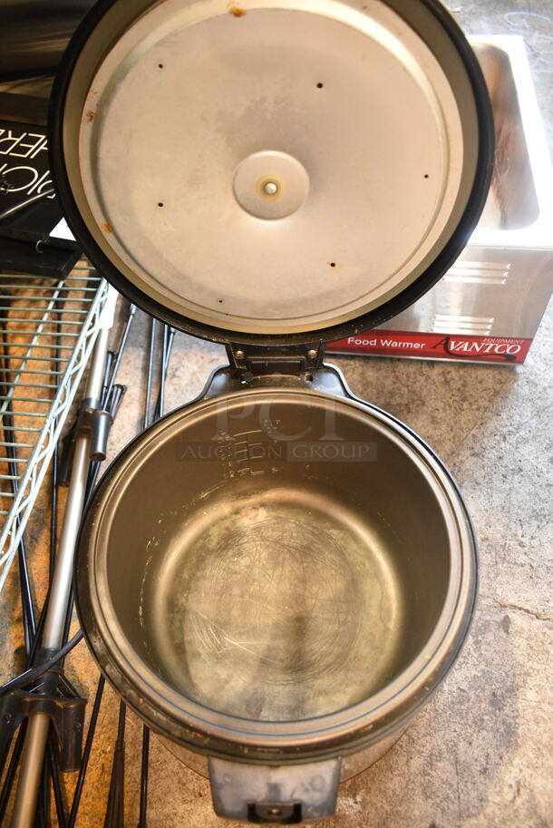Proctor Silex 37540 Stainless Steel Countertop Rice Cooker Warmer. 120 Volts, 1 Phase. Tested and Working! - Image 3 of 5