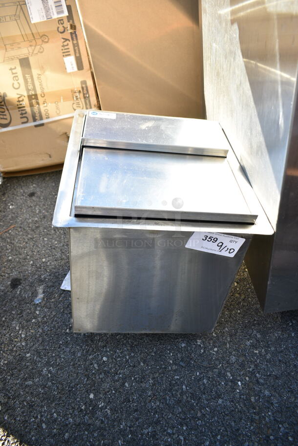 Klinger DIB1518 Stainless Steel Drop In Ice Bin.  - Image 1 of 6
