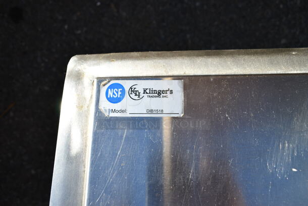 Klinger DIB1518 Stainless Steel Drop In Ice Bin.  - Image 6 of 6
