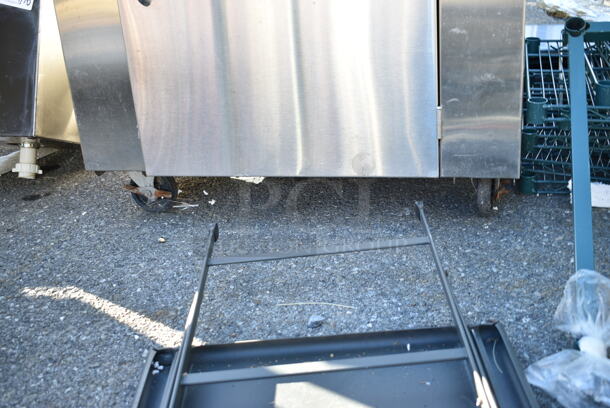 Stainless Steel Table w/ Drawer and Door on Commercial Casters.  - Image 3 of 8