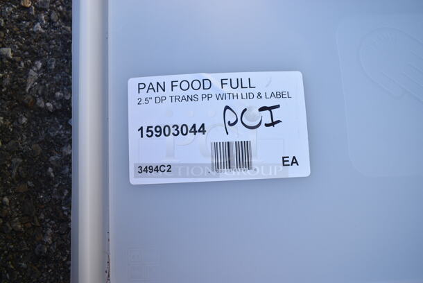 ALL ONE MONEY! Lot of 5 BRAND NEW Items Including 15903044 Araven 03044 Full Size Translucent Polypropylene Food Pan with Airtight Lid - 2 1/2" Deep, 247RLID6RD Vigor 6 and 8 Qt. Red Round Polypropylene Food Storage Container Lid, 471SPC100 Choice 20 13/16" Aluminum Pot / Pan Cover, 177GPCM50 Galaxy 50 lb. Mechanical Portion Control Scale - Image 4 of 11