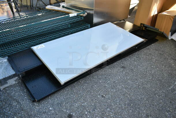 BRAND NEW SCRATCH AND DENT! Lot of Various Items Including Regency Space Solutions Black 36" x 12" x 78" 3 Wide, 2 Tier Locker - Unassembled and Board.  - Image 2 of 5