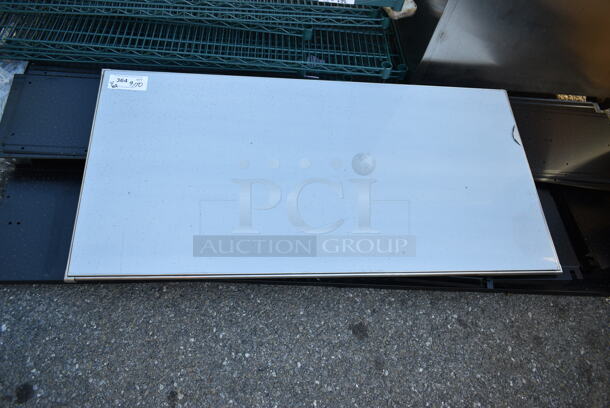 BRAND NEW SCRATCH AND DENT! Lot of Various Items Including Regency Space Solutions Black 36" x 12" x 78" 3 Wide, 2 Tier Locker - Unassembled and Board.  - Image 3 of 5