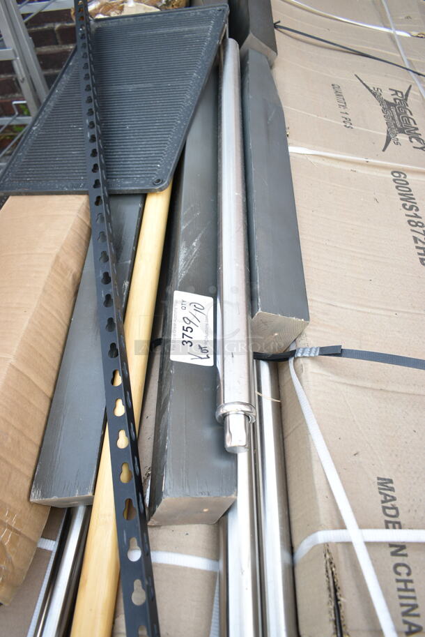 Lot of Various BRAND NEW SCRATCH AND DENT! Loose Items Including Metal Legs and Wood Pattern Legs. - Image 2 of 6