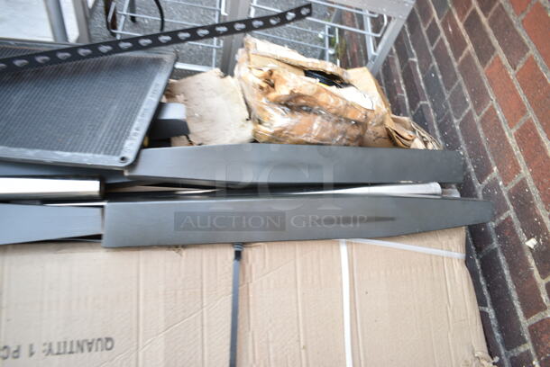 Lot of Various BRAND NEW SCRATCH AND DENT! Loose Items Including Metal Legs and Wood Pattern Legs. - Image 5 of 6
