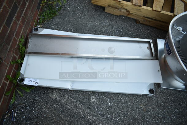 BRAND NEW SCRATCH AND DENT! Stainless Steel Under Shelf, Cutting Board and Metal Piece - Image 2 of 4
