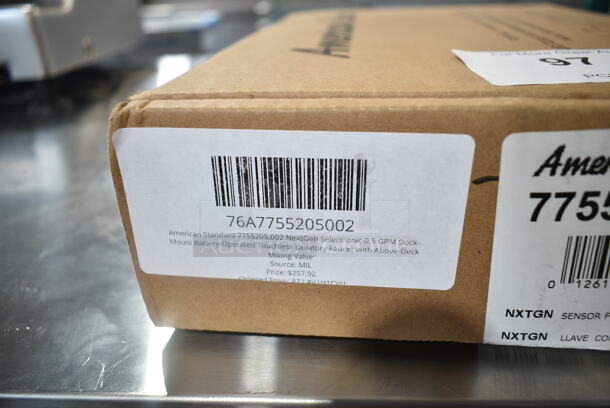 BRAND NEW SCRATCH AND DENT! American Standard 76A7755205002 NextGen Selectronic 0.5 GPM Deck-Mount Battery-Operated Touchless Lavatory Faucet with Above-Deck Mixing Valve - Image 4 of 5