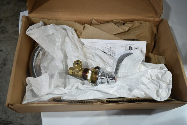 2 BRAND NEW SCRATCH AND DENT! Items Including American Standard 6540178.002 Monterrey 1.5 GPM Deck-Mount Widespread Lavatory Faucet with 8" Centers, Rigid / Swivel Gooseneck Spout, and Wrist Blade Handles and American Standard 6055205.002 Innsbrook Selectronic 0.5 GPM Deck-Mount Battery-Operated Touchless Lavatory Faucet. 2 Times Your Bid!  - Image 3 of 8