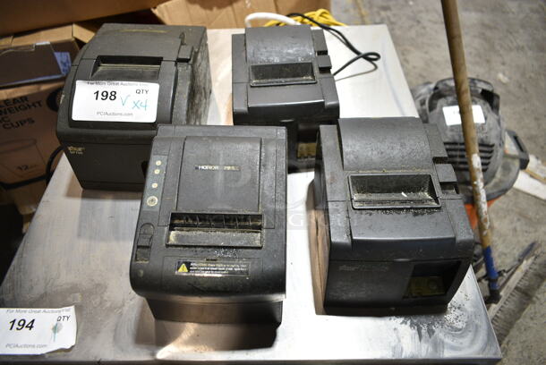 4 Receipt Printers; A-8008, 2 Star TSP100, SP700. 4 Times Your Bid!  - Image 1 of 12
