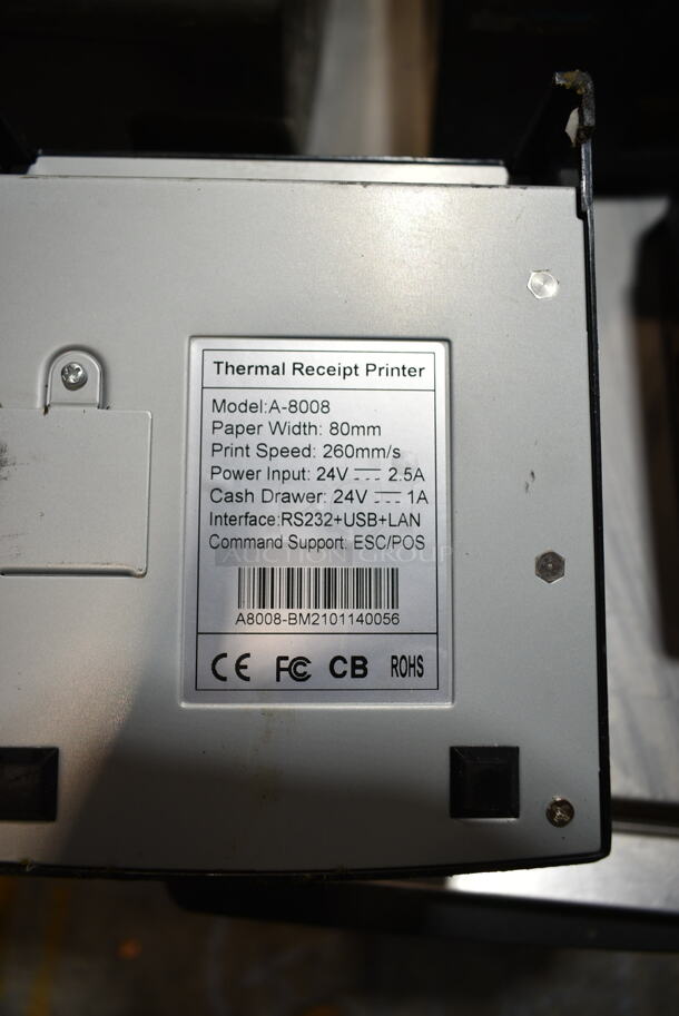 4 Receipt Printers; A-8008, 2 Star TSP100, SP700. 4 Times Your Bid!  - Image 3 of 12