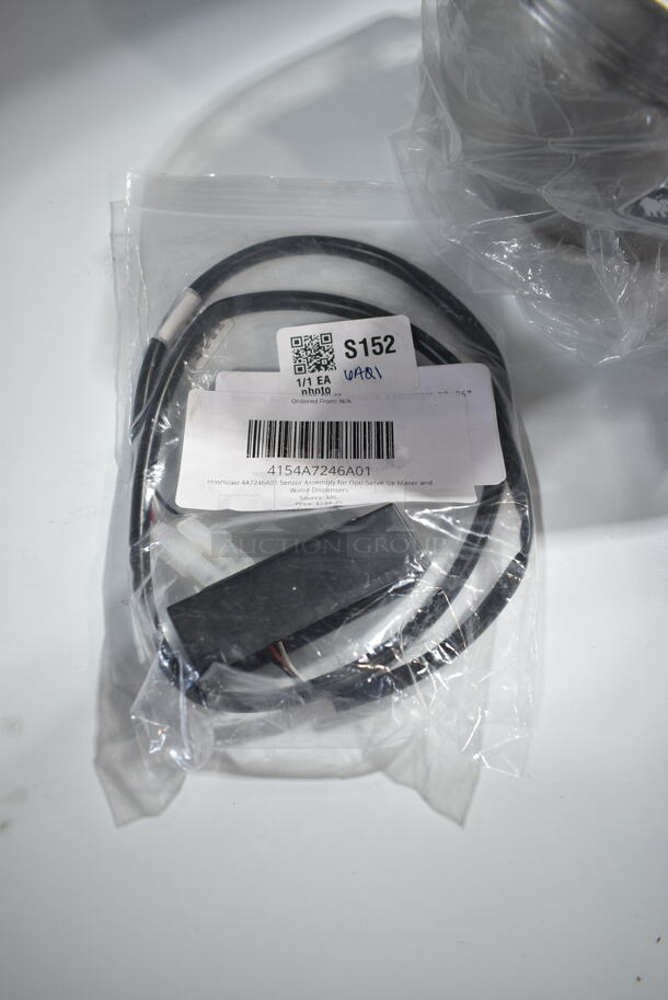 3 BRAND NEW SCRATCH AND DENT! Items Including Choice Coarse and Medium Carbon Steel Bristle Grill / Charbroiler Brush Head for 407DGB24CM and 407DGB42CM, Hoshizaki 4A7246A01 Sensor Assembly for Opti-Serve Ice Maker and Water Dispensers, 233202011201 Bunn 20201.1201 Stainless Steel Funnel for Single, Dual, and Soft Heat Brewers. 3 Times Your Bid!  - Image 5 of 8