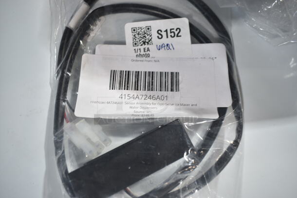 3 BRAND NEW SCRATCH AND DENT! Items Including Choice Coarse and Medium Carbon Steel Bristle Grill / Charbroiler Brush Head for 407DGB24CM and 407DGB42CM, Hoshizaki 4A7246A01 Sensor Assembly for Opti-Serve Ice Maker and Water Dispensers, 233202011201 Bunn 20201.1201 Stainless Steel Funnel for Single, Dual, and Soft Heat Brewers. 3 Times Your Bid!  - Image 6 of 8