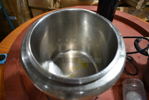 4 Items Including Bowl, Food Processor Blade, Stock Pot and Soup Kettle Food Warmer. 4 Times Your Bid!  - Image 11 of 12