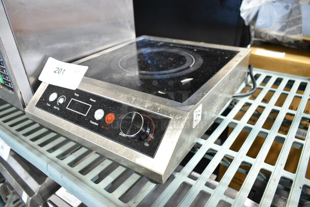 ICO-1800 Stainless Steel Countertop Single Burner Induction Range. 110 Volts, 1 Phase.  - Image 2 of 5