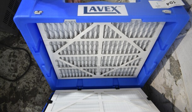 BRAND NEW SCRATCH AND DENT! Lavex 76ASLV500  2-Stage HEPA Filtration Air Scrubber - 500 CFM, 115 Volts, 1 Phase. Tested and Working! - Image 8 of 11