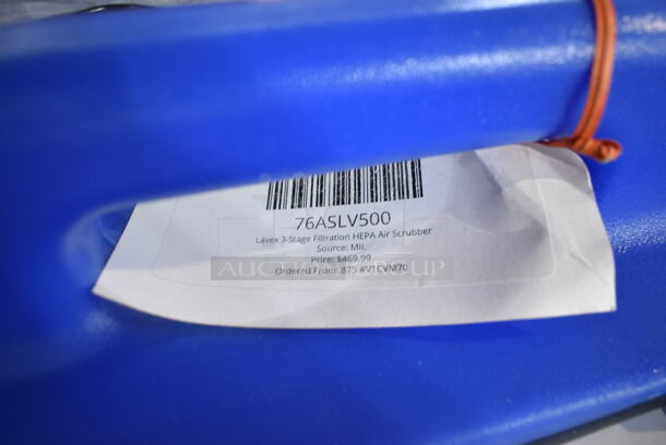 BRAND NEW SCRATCH AND DENT! Lavex 76ASLV500  2-Stage HEPA Filtration Air Scrubber - 500 CFM, 115 Volts, 1 Phase. Tested and Working! - Image 9 of 11
