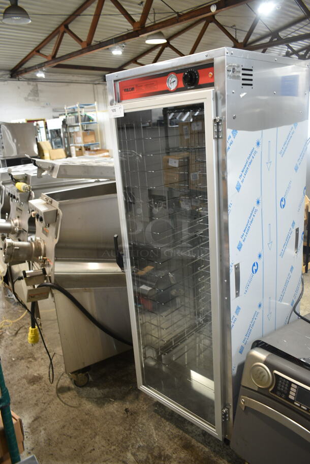 BRAND NEW SCRATCH AND DENT! Vulcan VHFA18 Metal Commercial Full Size Non-Insulated Heated Holding Cabinet on Commercial Casters. 120 Volts, 1 Phase. Tested and Working! - Image 2 of 12
