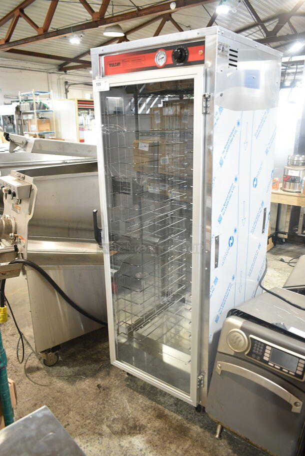 BRAND NEW SCRATCH AND DENT! Vulcan VHFA18 Metal Commercial Full Size Non-Insulated Heated Holding Cabinet on Commercial Casters. 120 Volts, 1 Phase. Tested and Working! - Image 3 of 12