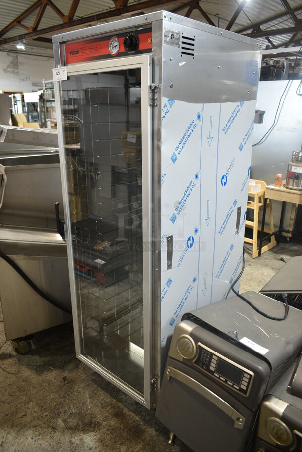 BRAND NEW SCRATCH AND DENT! Vulcan VHFA18 Metal Commercial Full Size Non-Insulated Heated Holding Cabinet on Commercial Casters. 120 Volts, 1 Phase. Tested and Working! - Image 4 of 12