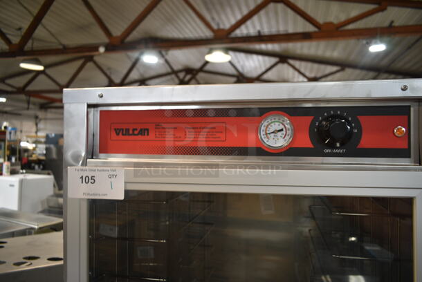 BRAND NEW SCRATCH AND DENT! Vulcan VHFA18 Metal Commercial Full Size Non-Insulated Heated Holding Cabinet on Commercial Casters. 120 Volts, 1 Phase. Tested and Working! - Image 7 of 12