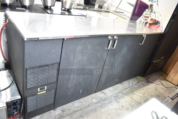 Glastender BB84-L1-BS(LRR) 84" Black Solid Door Direct Draw Kegerator w/ Couplers. 115 Volts, 1 Phase. Tested and Working! - Image 2 of 12