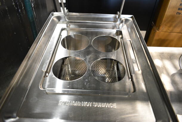 Waring WPC100 Stainless Steel Commercial Countertop Electric Powered Pasta Cooker. 208/240 Volts, 1 Phase.  - Image 5 of 8