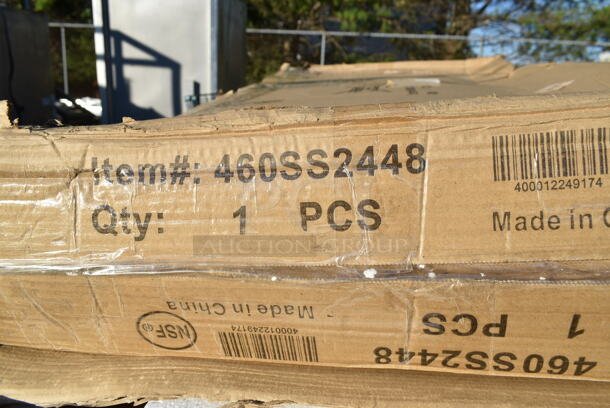 2 BRAND NEW SCRATCH AND DENT! Regency 460SS2448 Spec Line 24" x 48" NSF Stainless Steel Solid Shelf. 2 Times Your Bid!  - Image 3 of 4