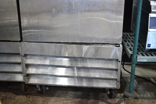 Avantco 178A23FHC Stainless Steel Commercial Single Door Reach In Freezer w/ Poly Coated Racks on Commercial Casters. 115 Volts, 1 Phase. Tested and Working! - Image 3 of 5