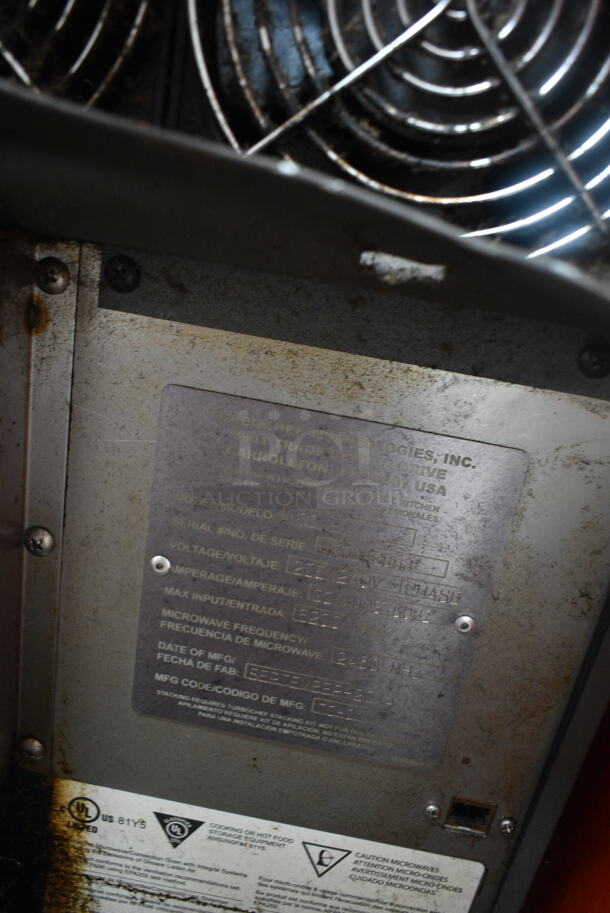 2014 Turbochef NGO Metal Commercial Countertop Electric Powered Rapid Cook Oven. 208/240 Volts, 1 Phase.  - Image 9 of 9