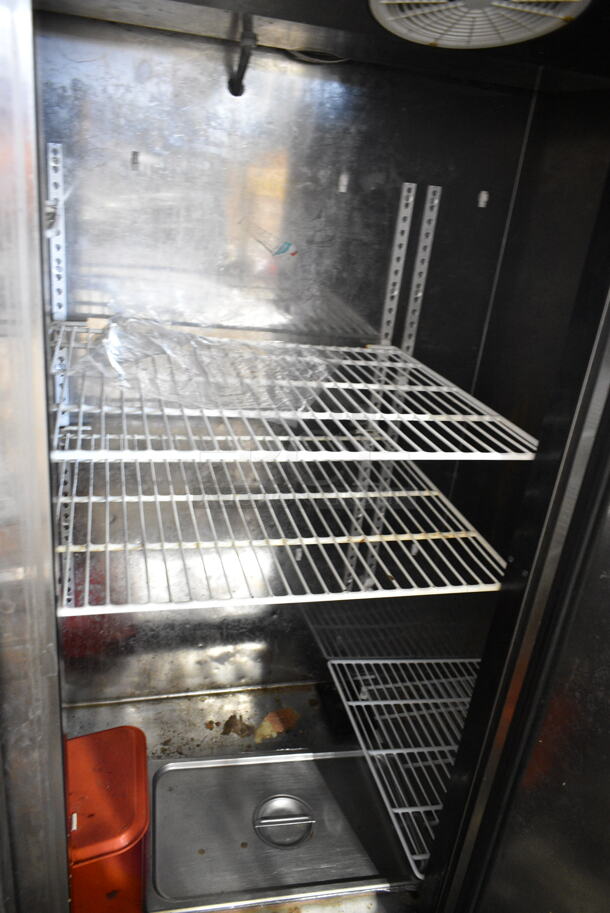 Blue Air BSF72T Stainless Steel Commercial 3 Door Reach In Freezer w/ Poly Coated Racks on Commercial Casters. 115 Volts, 1 Phase. Cannot Test Due To Plug Style - Image 6 of 8