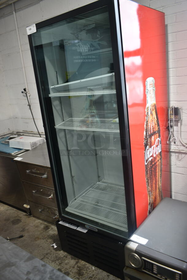 Metalfrio NG26CHC Metal Commercial Single Door Reach In Cooler Merchandiser w/ Poly Coated Racks. 115 Volts, 1 Phase. Tested and Working! - Image 2 of 8