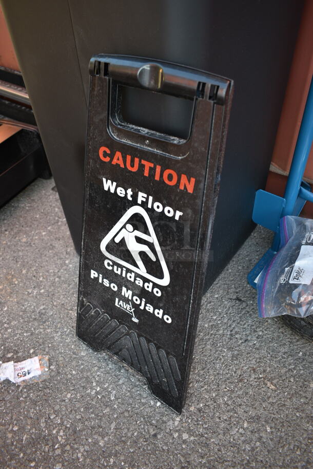 2 BRAND NEW SCRATCH AND DENT! Items Including Lavex Black Caution Wet Floor Sign and Compost Bin. 2 Times Your Bid!  - Image 3 of 6