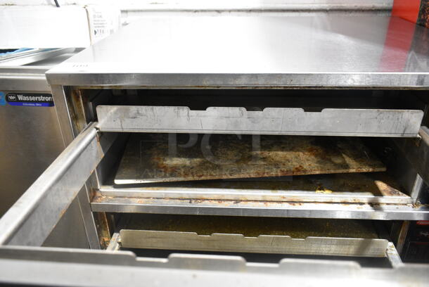 Hatco HDW-3 Stainless Steel Commercial 3 Drawer Warming Drawer. 120 Volts, 1 Phase.  Tested and Working! - Image 6 of 8