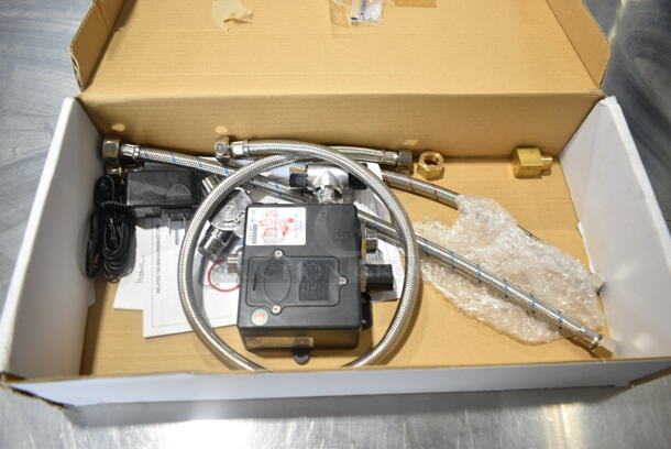 BRAND NEW SCRATCH AND DENT! Equip by T&S 5EF-1D-WG Wall Mounted Sensor Faucet with 6 3/8" Swivel Gooseneck Spout and 2.2 GPM Aerator - Image 3 of 4
