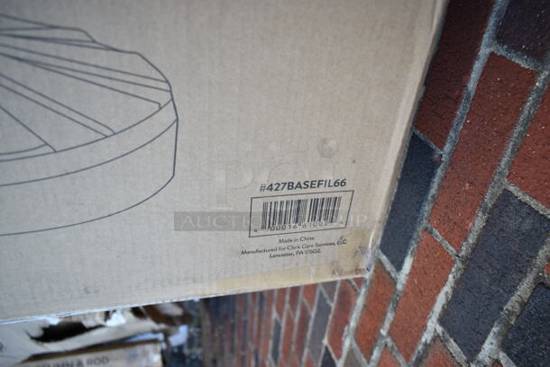 5 BRAND NEW SCRATCH AND DENT! Lancaster Table & Seating 427BASEFIL66 Black Plastic Fillable Umbrella Base. May be Missing Pieces. 5 Times Your Bid! - Image 3 of 7