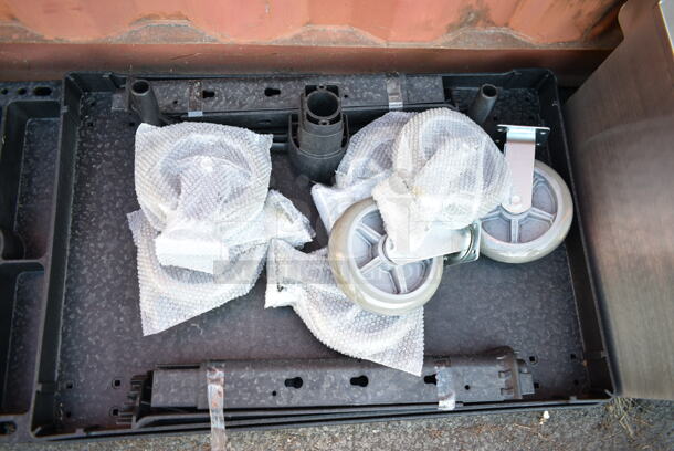 BRAND NEW SCRATCH AND DENT! Black Poly Cart. - Image 4 of 7