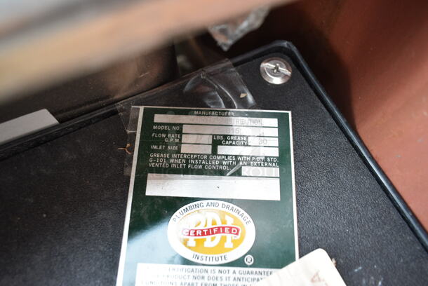 BRAND NEW SCRATCH AND DENT! Ashland PolyTrap 4815 30 lb. Grease Trap with Threaded Connections - Image 5 of 6