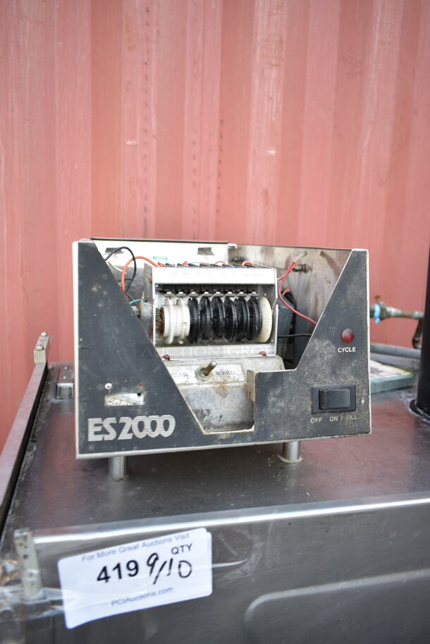 Jackson ES-2000 Stainless Steel Commercial Floor Style Straight Pass Through Dishwasher. 115 Volts, 1 Phase.  - Image 2 of 9