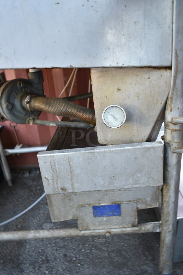 Jackson ES-2000 Stainless Steel Commercial Floor Style Straight Pass Through Dishwasher. 115 Volts, 1 Phase.  - Image 5 of 9