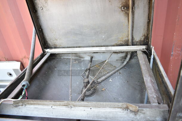 Jackson ES-2000 Stainless Steel Commercial Floor Style Straight Pass Through Dishwasher. 115 Volts, 1 Phase.  - Image 7 of 9