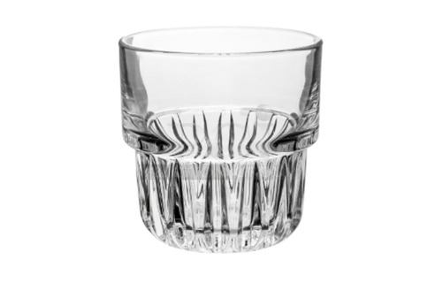 New Libbey Everest Lock No. 15434 Rocks Soda Glass 