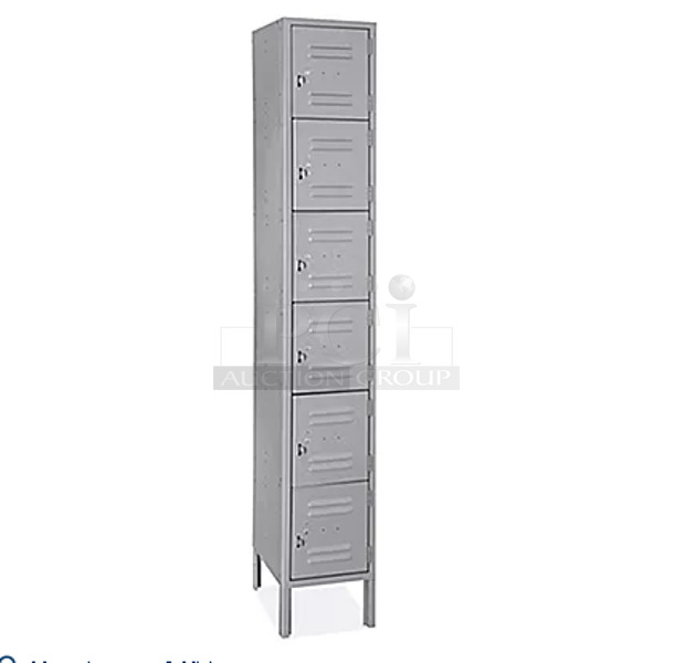 New 6-Compartment Employee Locker - Image 1 of 3