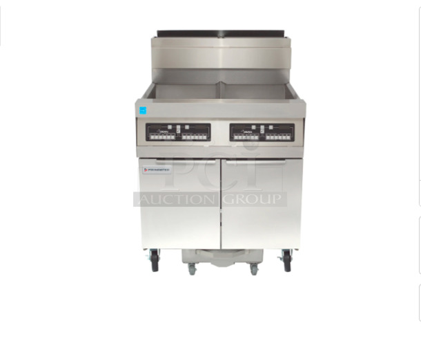 2022 Used Frymaster SCFHD260G Gas Fryer - (2) 80 lb Vats, Floor Model, Natural Gas With Filtration System Tested and Working - Image 1 of 10