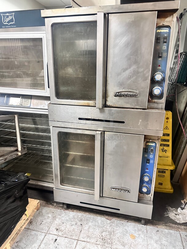 Imperial ICVG-2 Double Full Size  Gas Convection Oven - 140,000 BTU Working! - Image 1 of 8