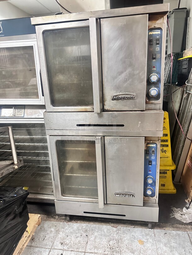 Imperial ICVG-2 Double Full Size  Gas Convection Oven - 140,000 BTU Working! - Image 2 of 8