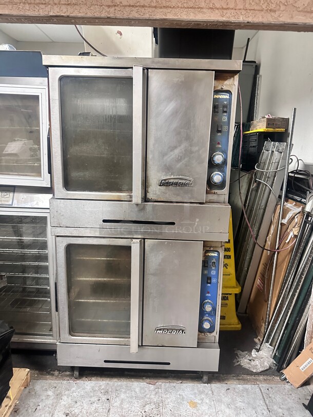 Imperial ICVG-2 Double Full Size  Gas Convection Oven - 140,000 BTU Working! - Image 4 of 8