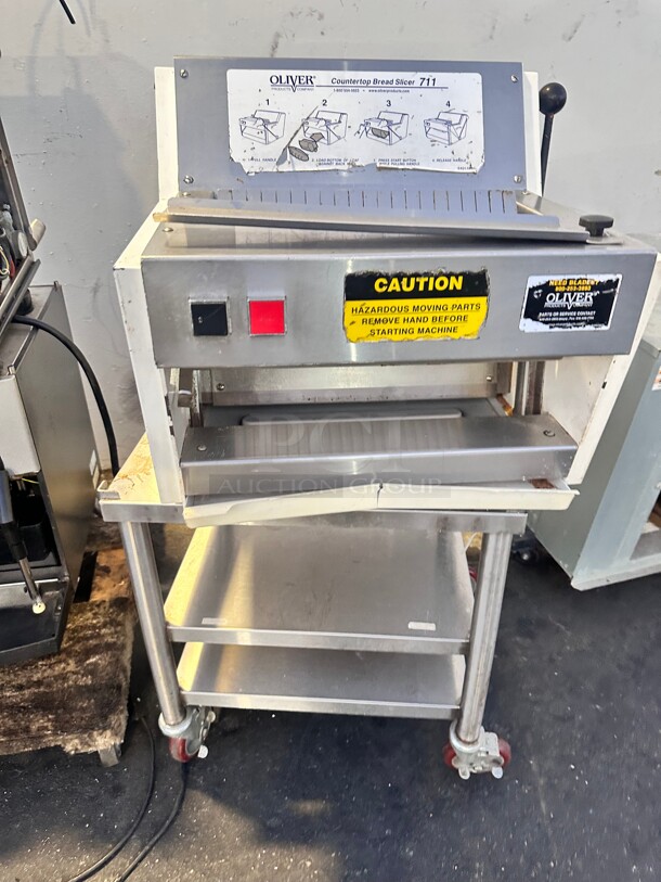 Commercial Oliver 711 Toast Slicer 115 Volt Working - Image 2 of 5