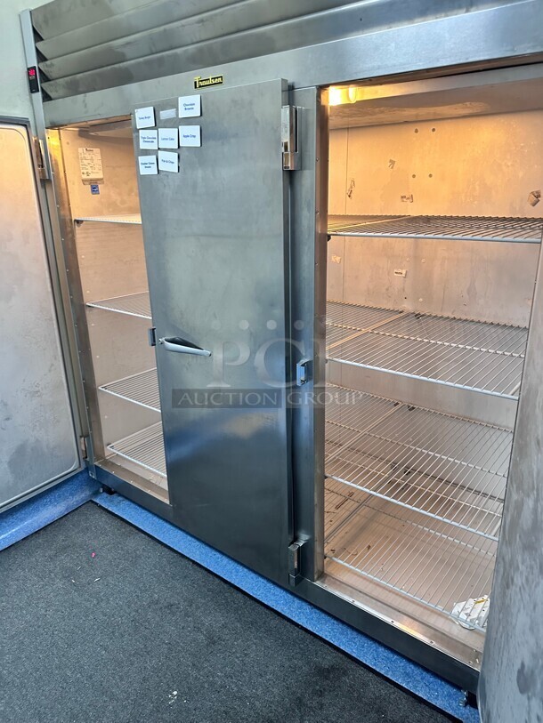 Traulsen G31010 77 inch G Series Solid Door Reach-In Freezer with Left / Right / Right Hinged Doors 115 Volt Tested and Working! - Image 7 of 7